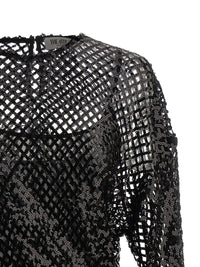 The Attico Women Sequin Mesh Dress
