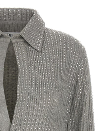 The Attico Women Rhinestone Dress