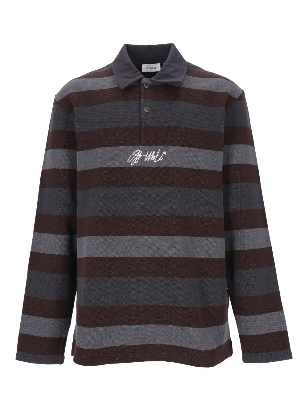 Off-White Men Long-Sleeved Polo Shirt