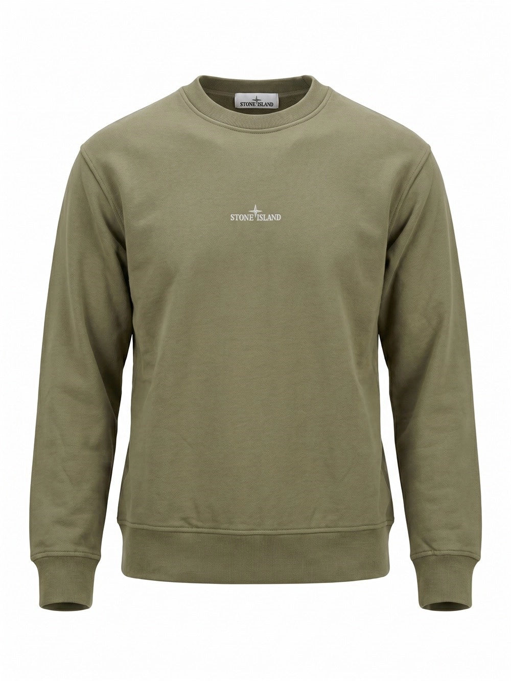 Stone Island Men Organic Cotton Fleece Sweatshirt