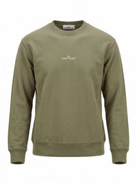 Stone Island Men Organic Cotton Fleece Sweatshirt