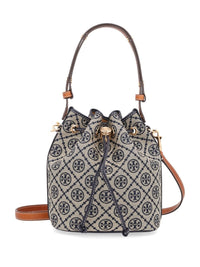 Tory Burch Women "T Monogram" Bucket Bag