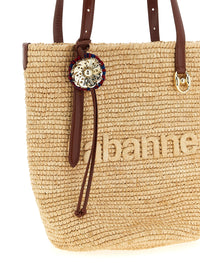 Paco Rabanne Women 'Natural Raffia Tote Bag' Shopping Bag