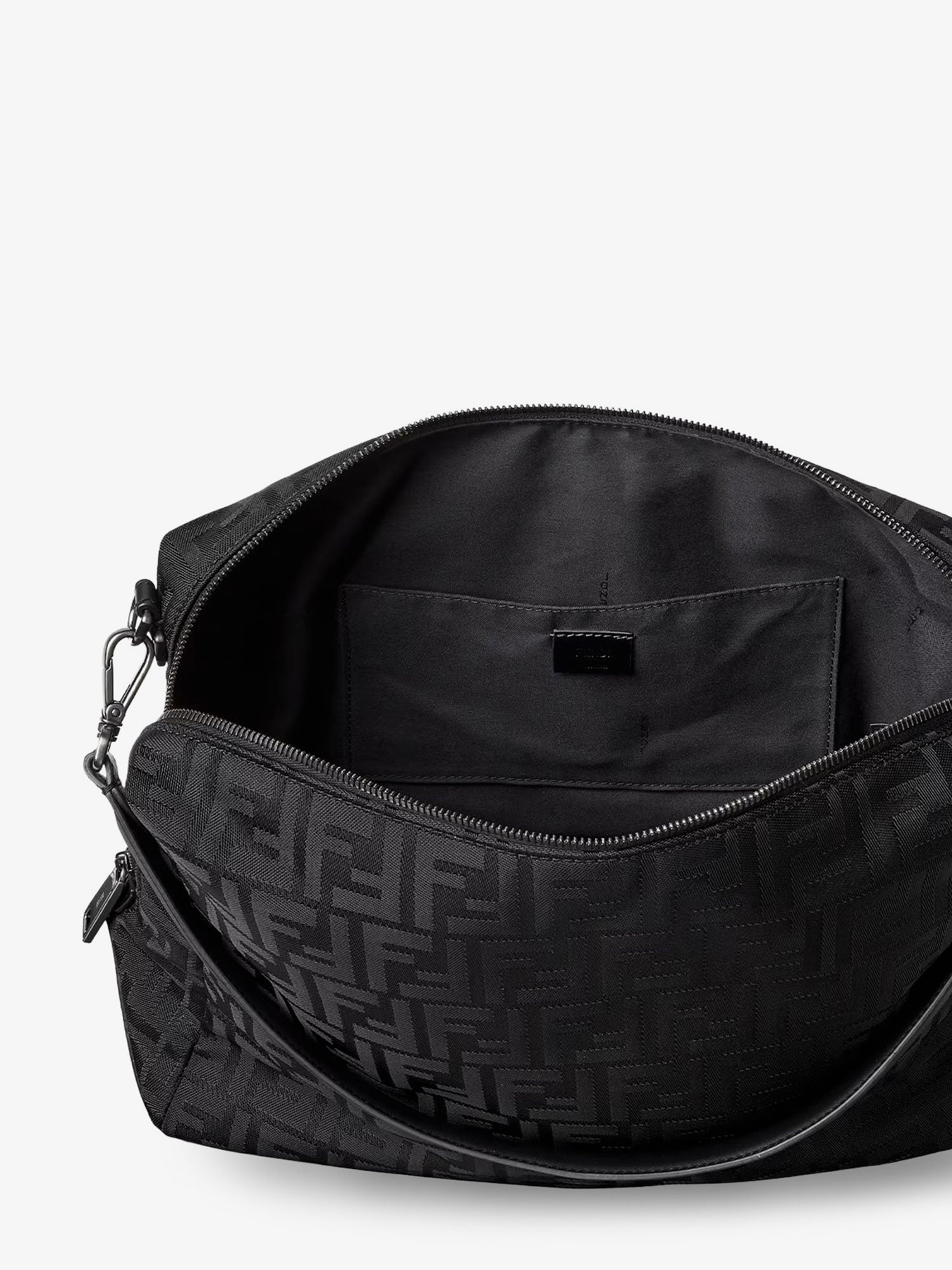 Fendi Men Fendi Lui Large Ff Nylon Crossbody Bag