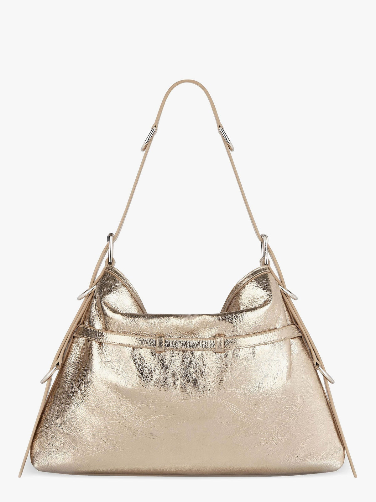 Givenchy Women Voyou Metallized Leather Shoulder Bag