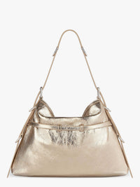 Givenchy Women Voyou Metallized Leather Shoulder Bag