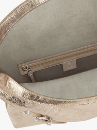 Givenchy Women Voyou Metallized Leather Shoulder Bag