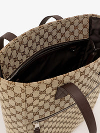Gucci Men Gg Fabric Shopping Bag