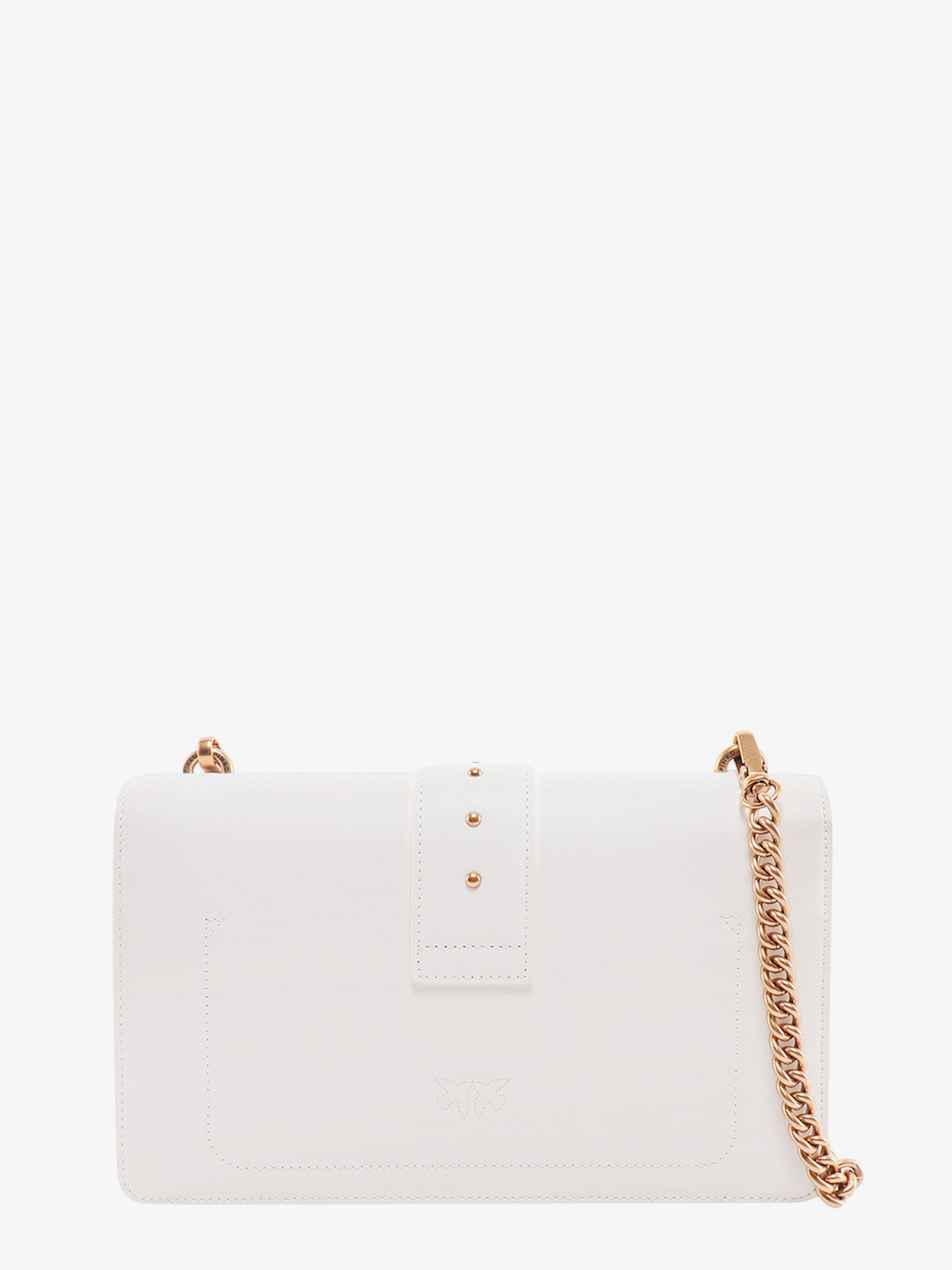 PINKO Pinko Women Leather Shoulder Bag With Love Birds Buckle