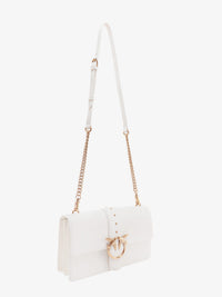 PINKO Pinko Women Leather Shoulder Bag With Love Birds Buckle