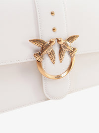 PINKO Pinko Women Leather Shoulder Bag With Love Birds Buckle