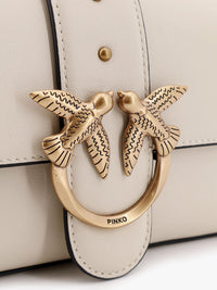 Pinko Women Love One Mini Leather Shoulder Bag