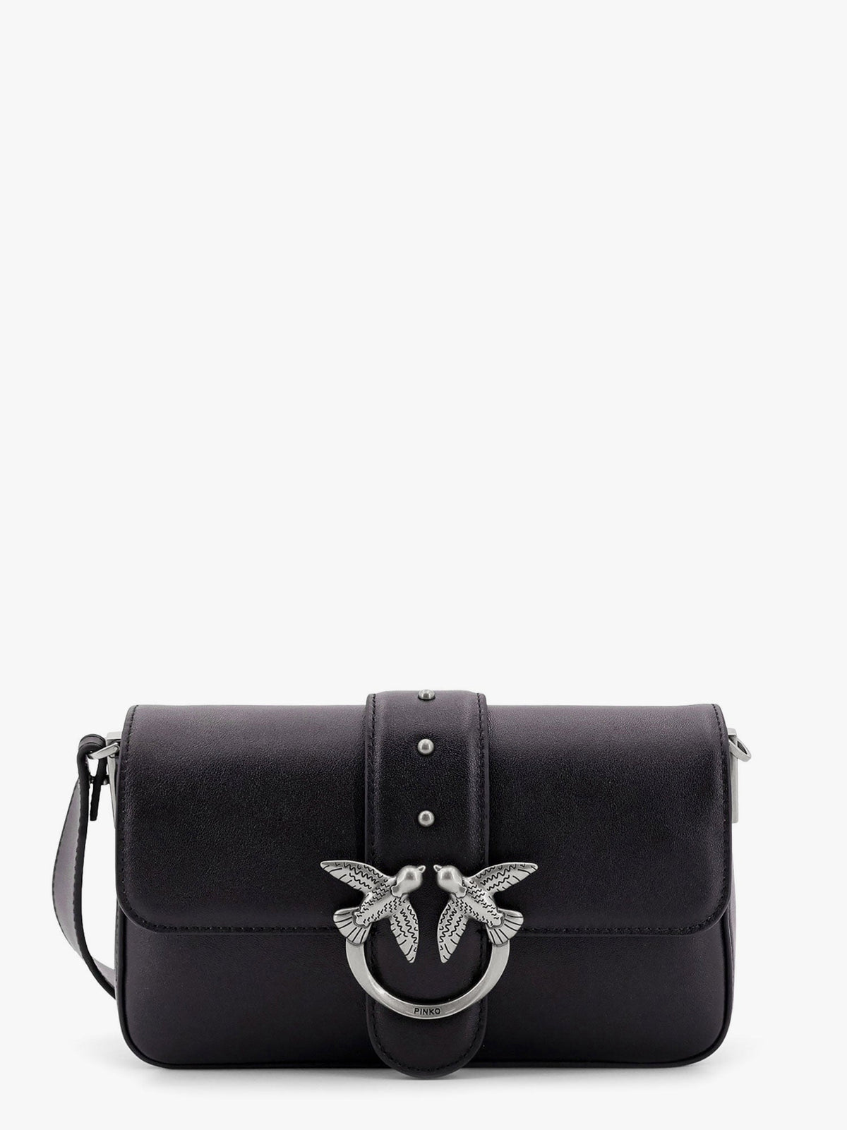 Pinko Women Love One Mini Leather Shoulder Bag
