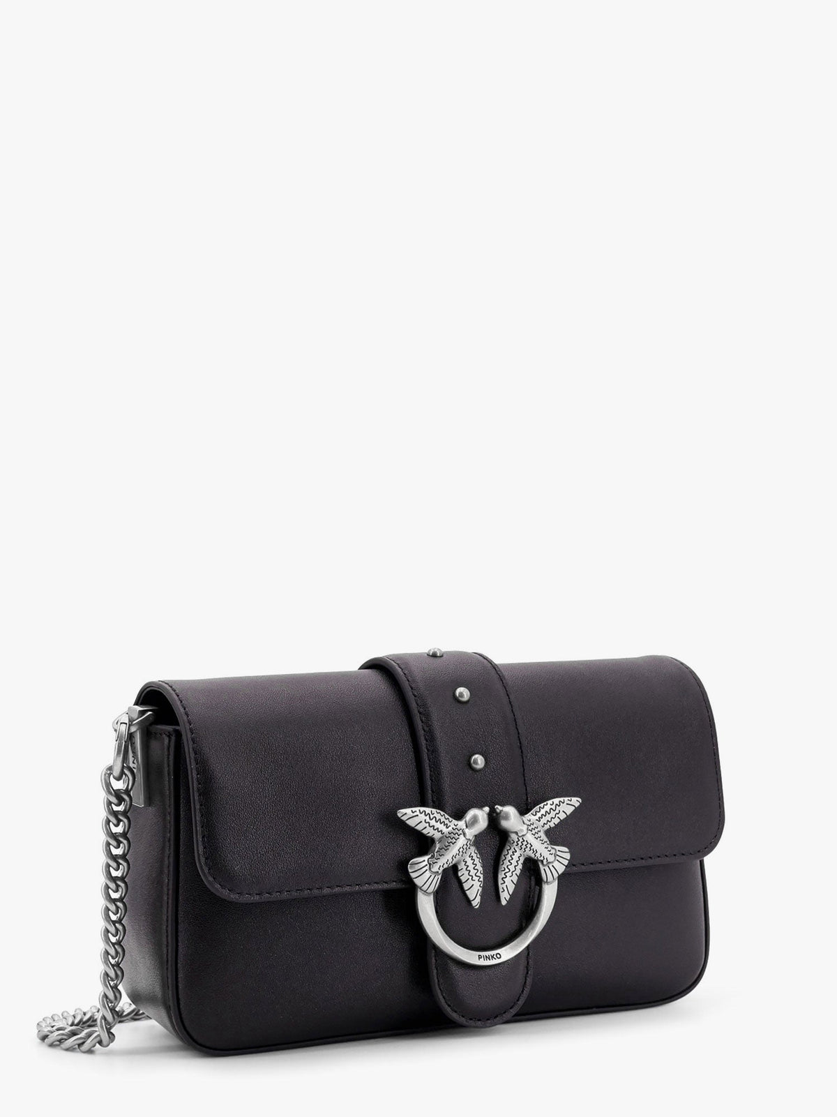 Pinko Women Love One Mini Leather Shoulder Bag