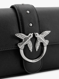 Pinko Women Love One Mini Leather Shoulder Bag