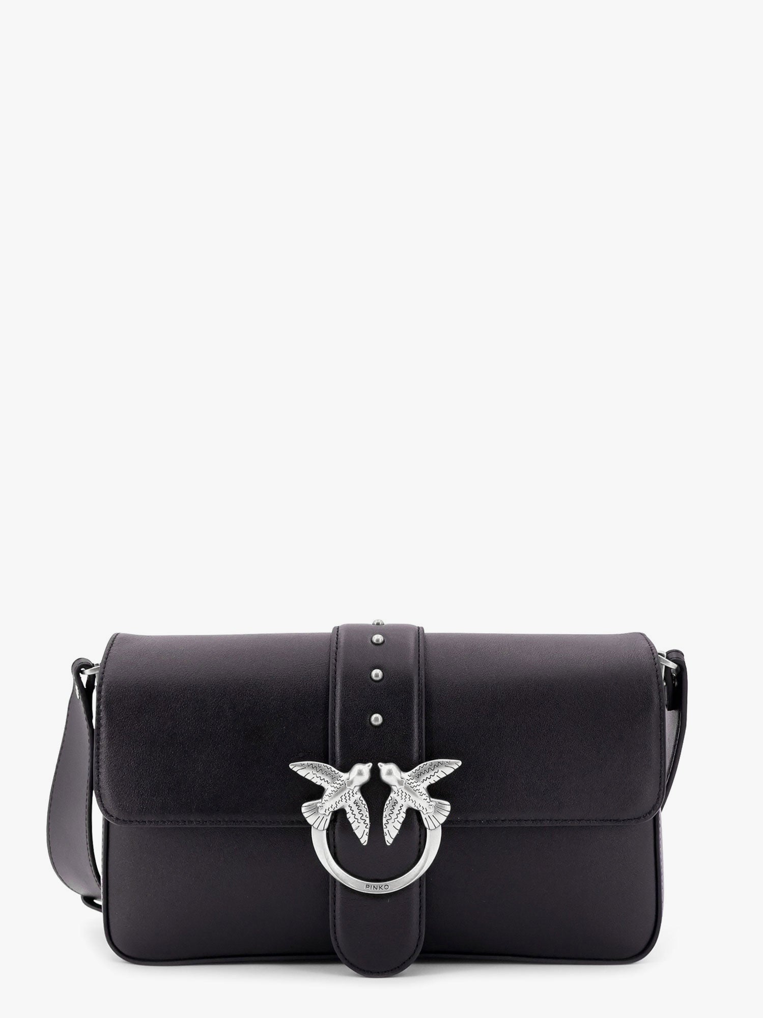 PINKO Pinko Women Love One Classic Leather Shoulder Bag