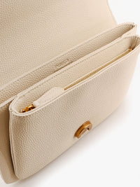 Pinko Women Leather Shoulder Bag With Metal Love Birds Buckle