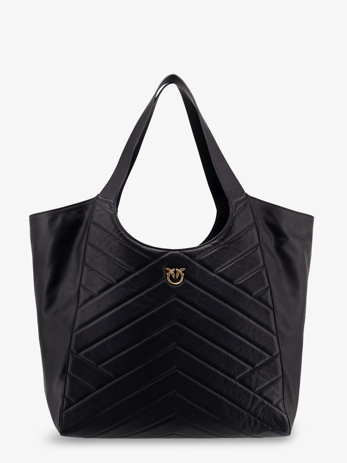 Pinko Women Quilted Leather Shoulder Bag