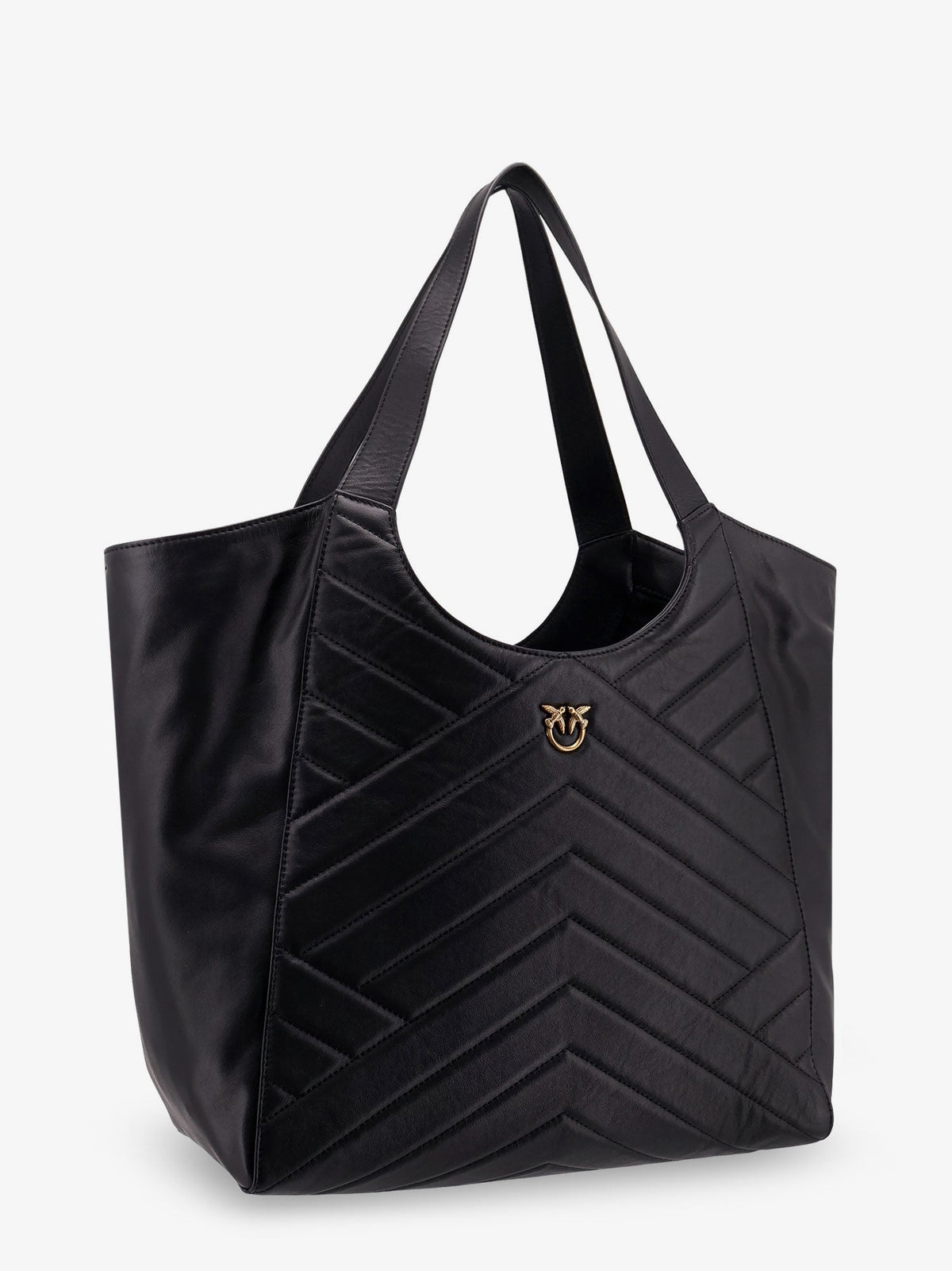 Pinko Women Quilted Leather Shoulder Bag