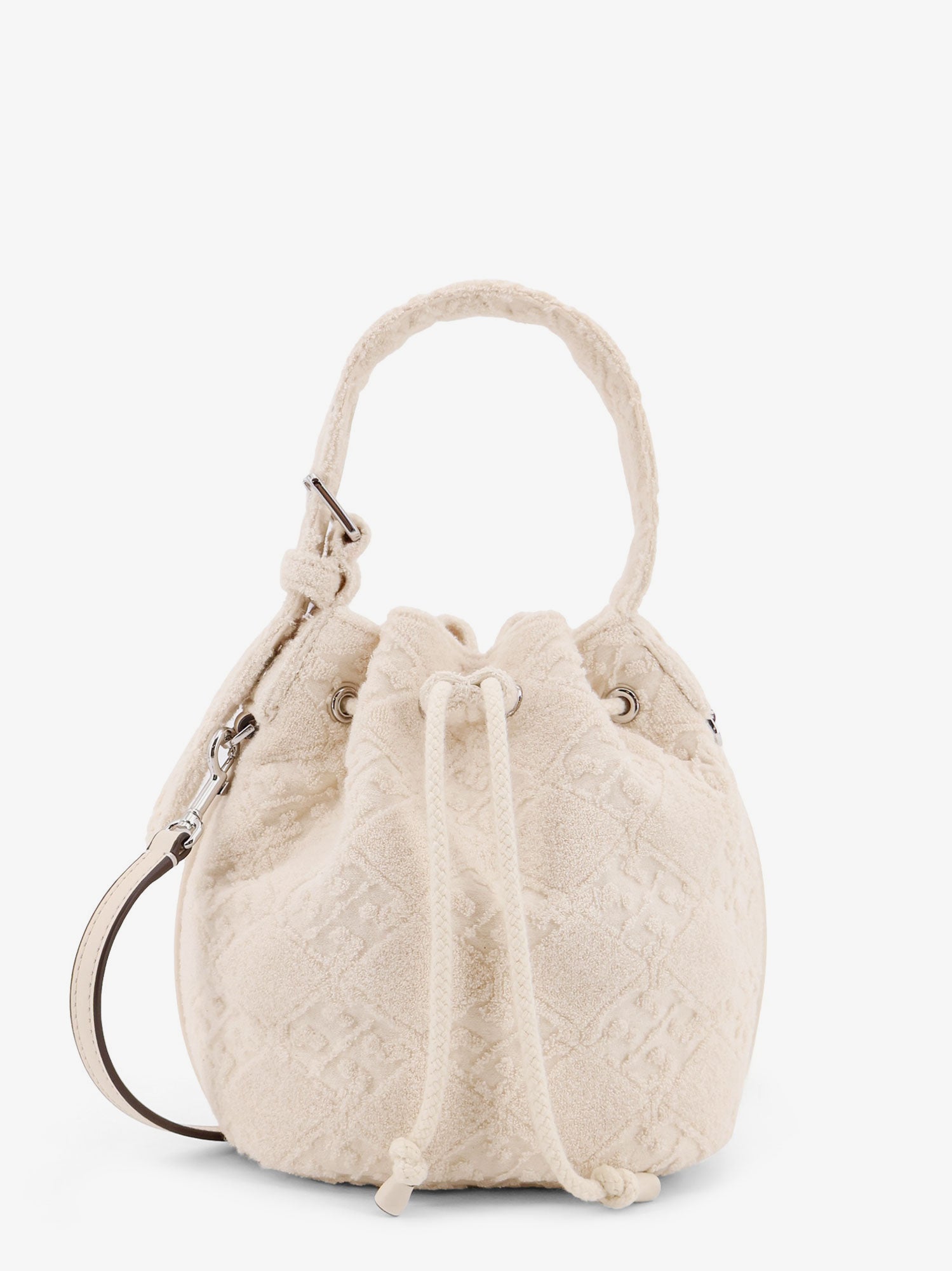 TORY BURCH Tory Burch Women T Monogram Terry Mini Canvas Bucket Bag