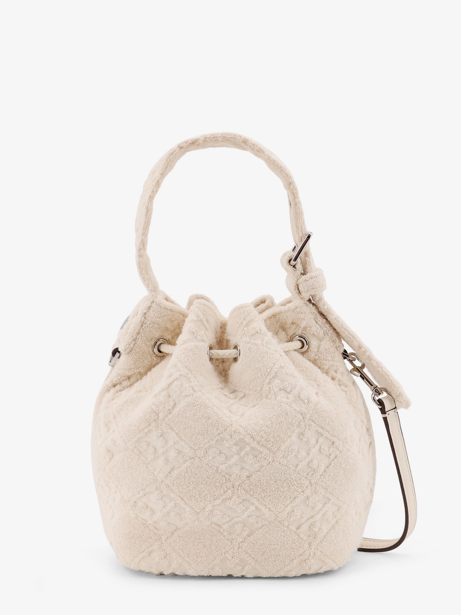 TORY BURCH Tory Burch Women T Monogram Terry Mini Canvas Bucket Bag
