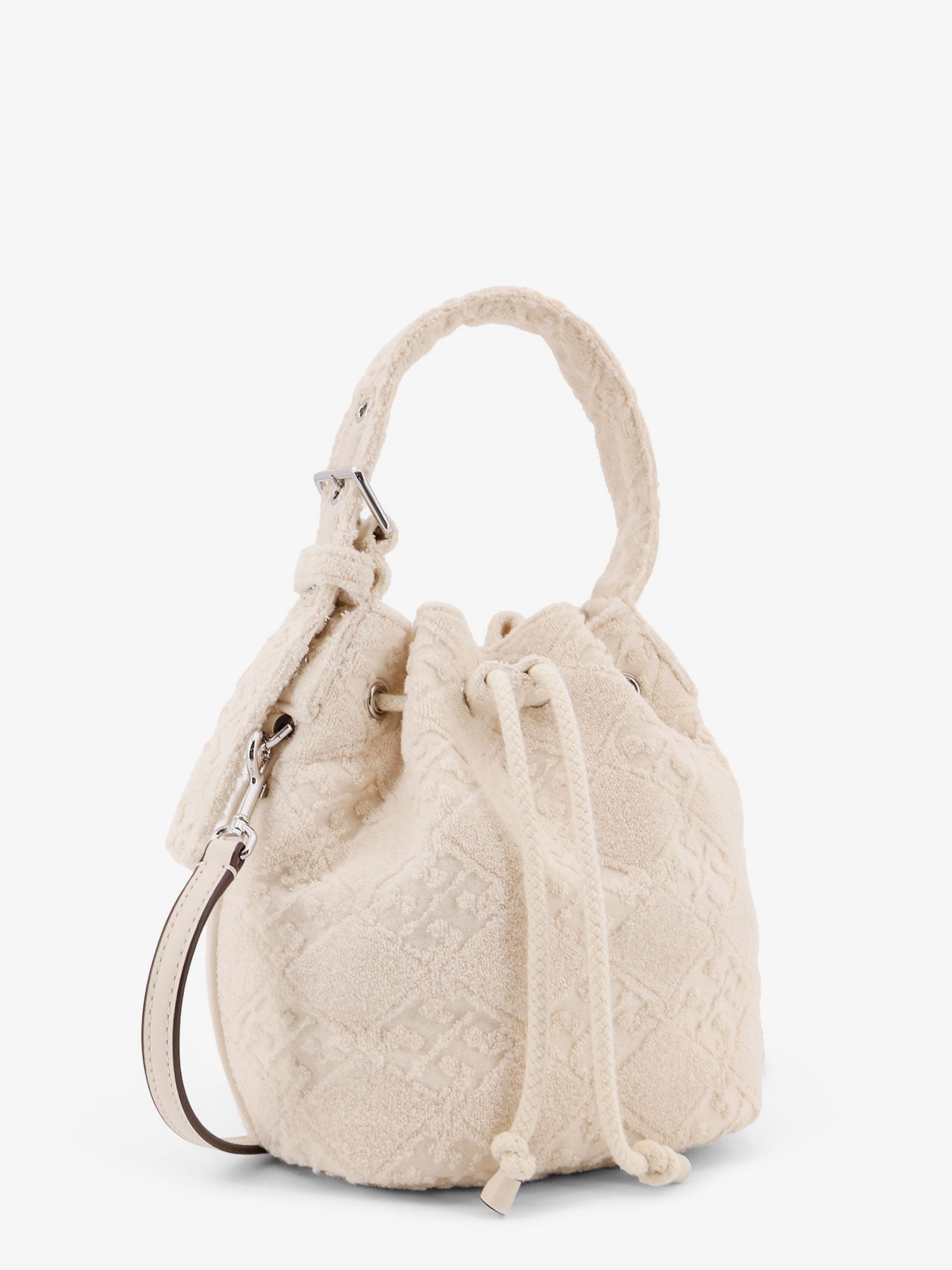 TORY BURCH Tory Burch Women T Monogram Terry Mini Canvas Bucket Bag