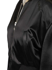 The Attico Women Satin Bomber Jacket