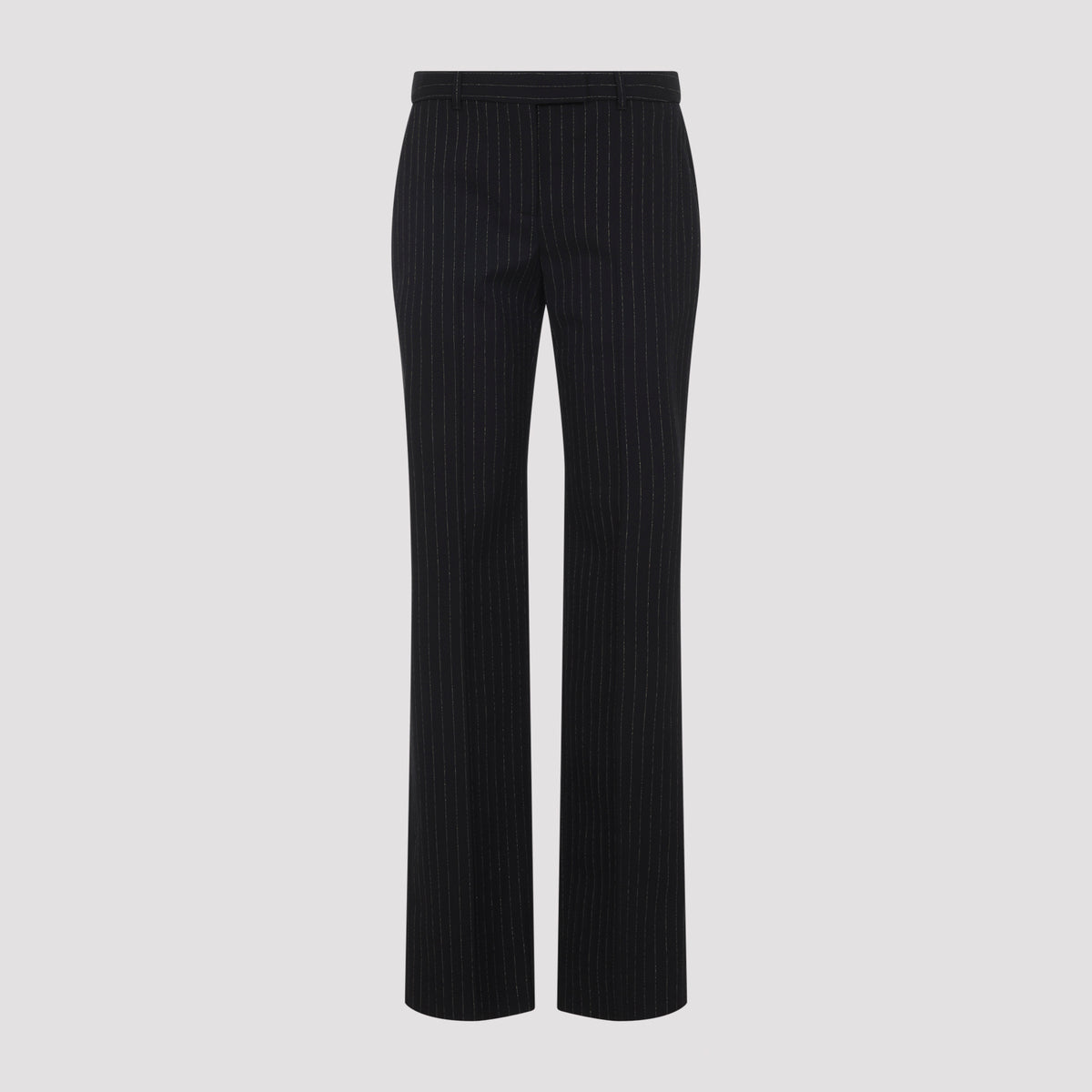 Alexander Mcqueen Pinstripe Lurex Pants Women