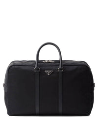 Prada Men Re-Nylon And Saffiano Leather Duffel Bag