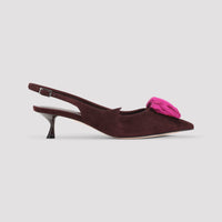Roger Vivier Suede Slingback Women