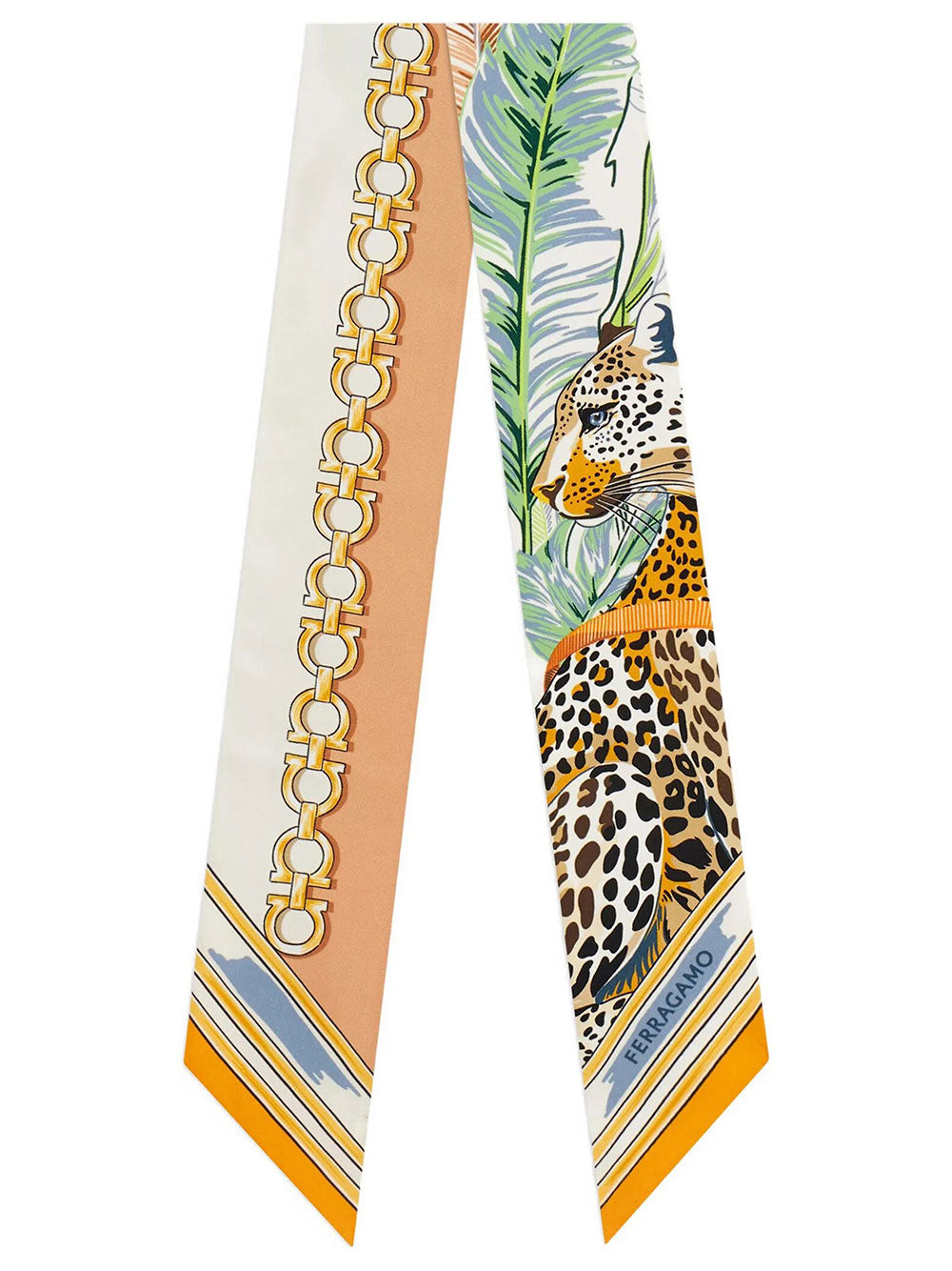FERRAGAMO Felini Print Silk Mini Bandeau Women