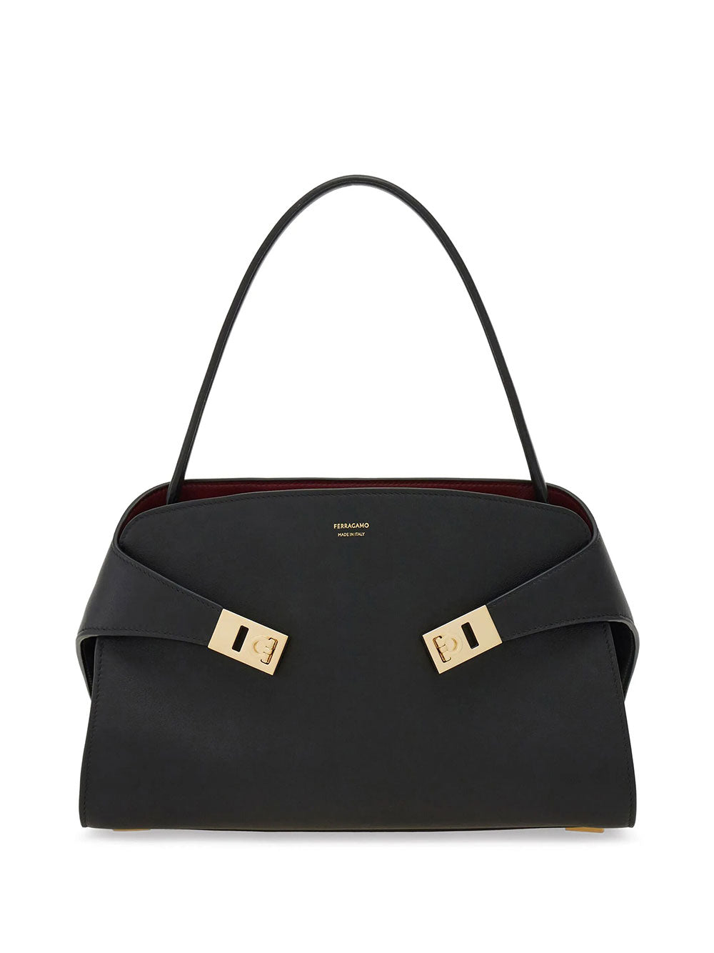FERRAGAMO Ferragamo Women Hug Soft Medium Bicolor Shoulder Bag