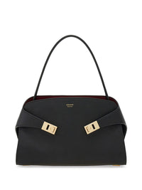 FERRAGAMO Ferragamo Women Hug Soft Medium Bicolor Shoulder Bag