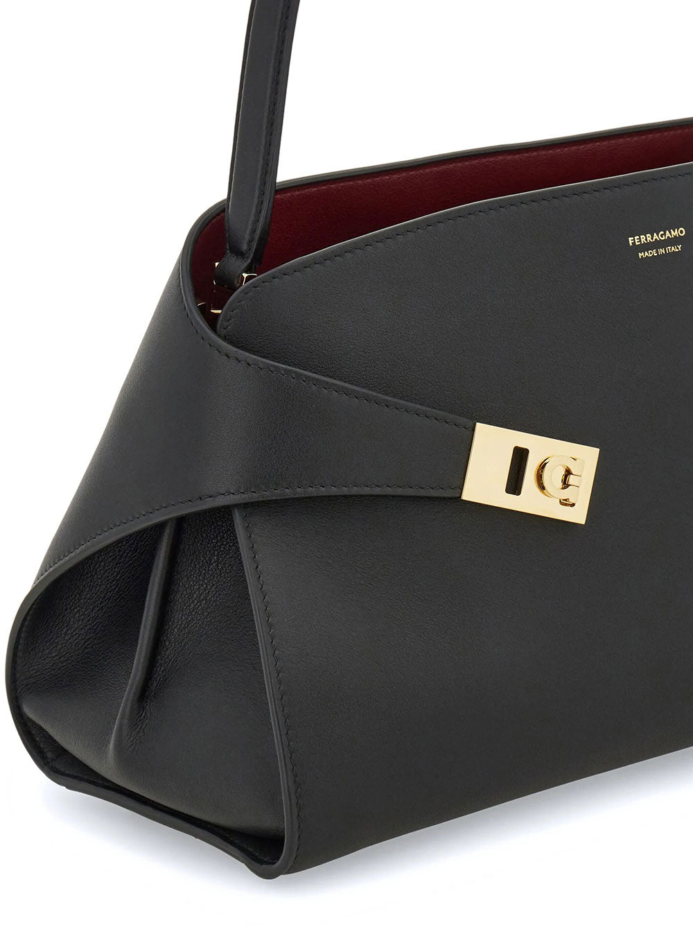 FERRAGAMO Ferragamo Women Hug Soft Medium Bicolor Shoulder Bag