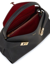 FERRAGAMO Ferragamo Women Hug Soft Medium Bicolor Shoulder Bag