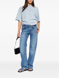 ALEXANDER WANG Alexander Wang Women Boxer Detail And Drop Waistband Slim Fit Jeans