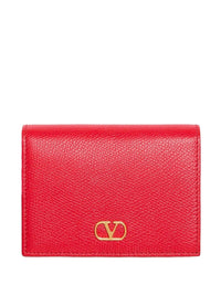 VALENTINO GARAVANI Vlogo Signature Grainy Leather Wallet Women