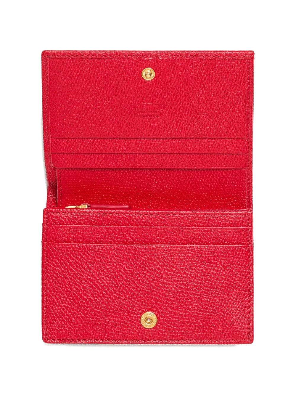 VALENTINO GARAVANI Vlogo Signature Grainy Leather Wallet Women