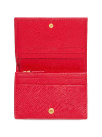 VALENTINO GARAVANI Vlogo Signature Grainy Leather Wallet Women