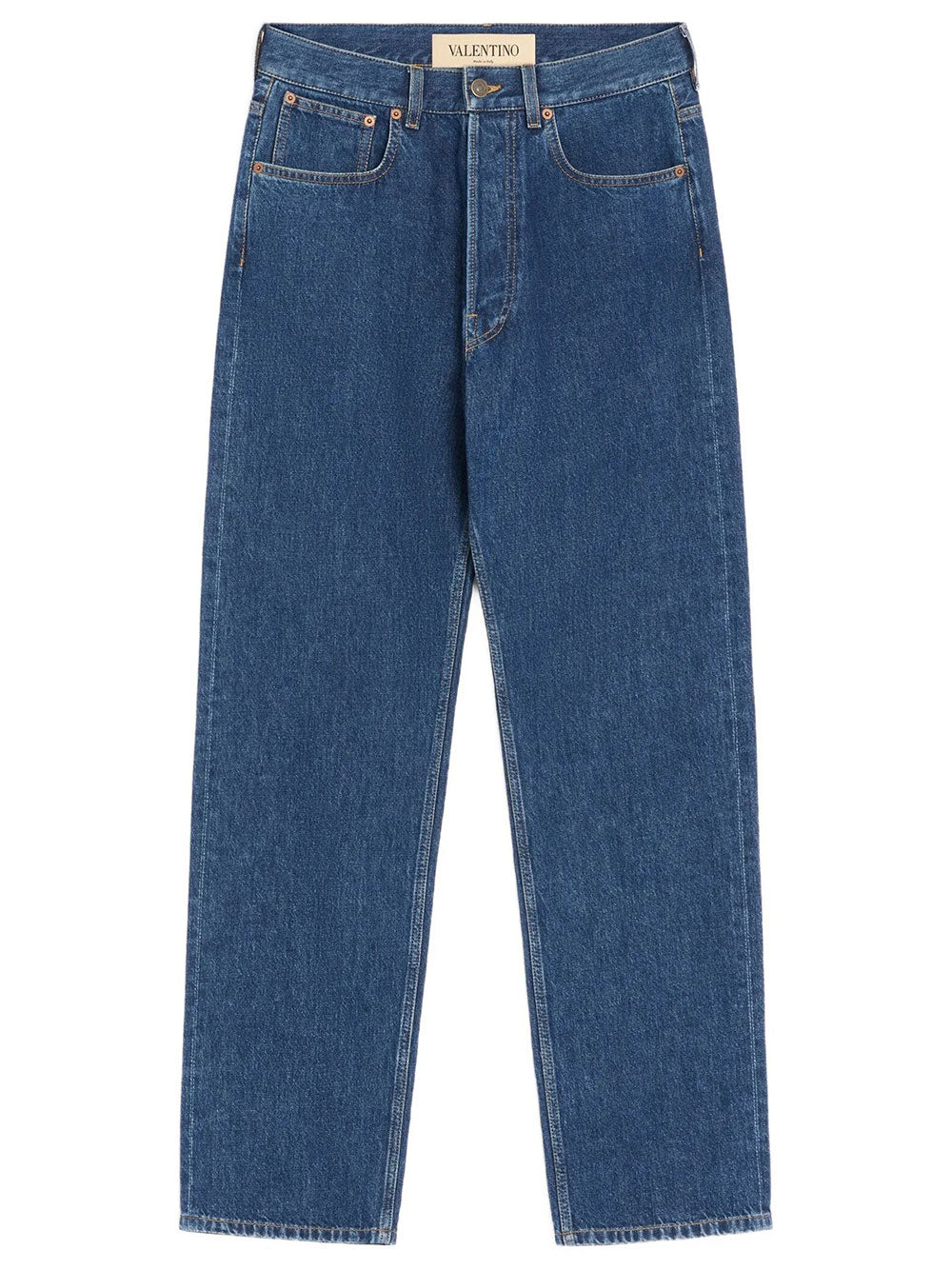 VALENTINO GARAVANI Valentino Garavani Men Valentino Denim Trousers With Vgold