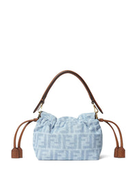 Fendi Women Mamma Baguette Small Ff Denim Mini-Bag