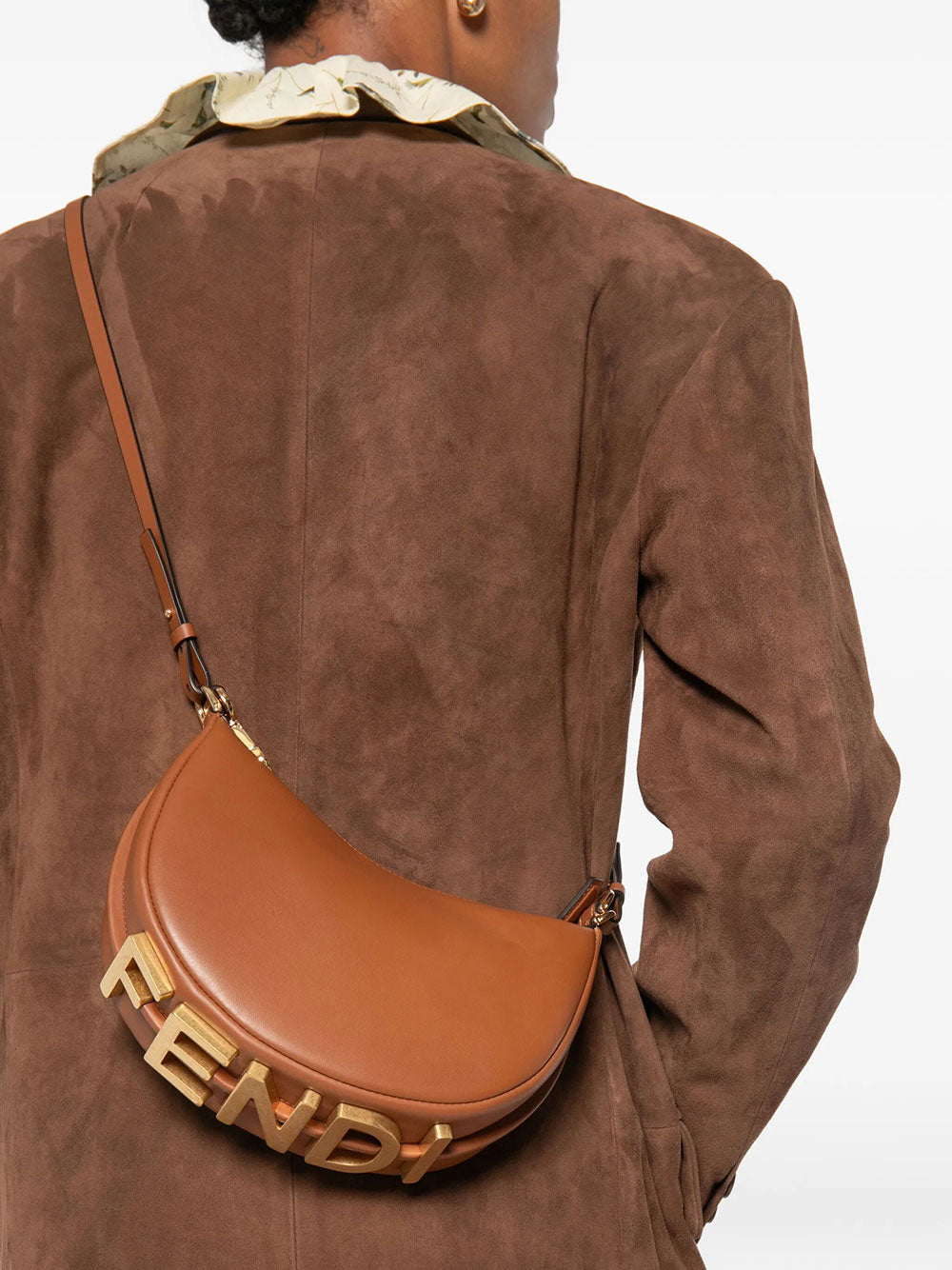 Fendi Women Fendigraphy Mini Hobo Bag