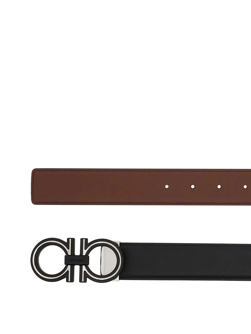 FERRAGAMO Ferragamo Men Cintura Reversibile E Regolabile Gancini