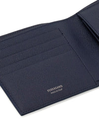 Ferragamo Men Micro Gancio Wallet