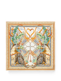 Ferragamo Women Foulard In Seta Stampa Felini