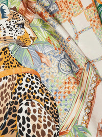 Ferragamo Women Foulard In Seta Stampa Felini