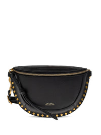 ISABEL MARANT Skano Hammered Leather Belt Bag With Studs Women