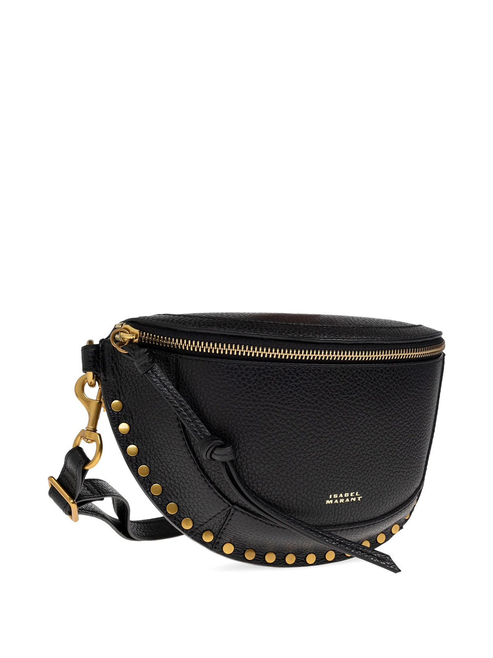 ISABEL MARANT Skano Hammered Leather Belt Bag With Studs Women