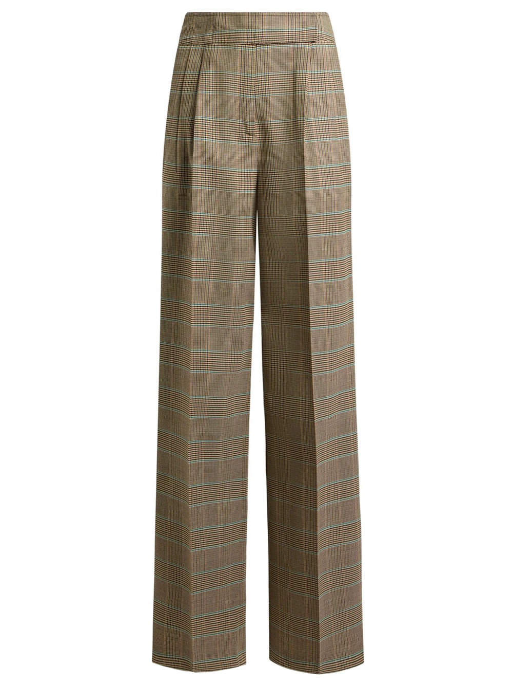 ETRO Pantaloni In Lana Stretch Con Motivo Principe Di Galles Women
