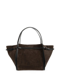 TOD`S Borsa Shopping T Signature In Pelle Scamosciata Media Women